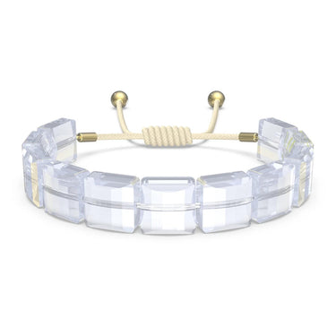 Swarovski Damen Armband Letra Mond, Weiß, Goldfarbe 5615863